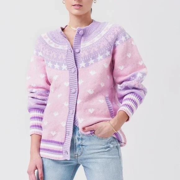 🎀 LoveShackFancy Amalo Boyfriend Cardigan - XL - Picture 1 of 7